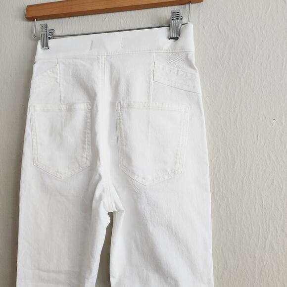 NEW Free People White Denim Feel Alright Front Seam High Waisted Skinny Jean - Picture 11 of 11